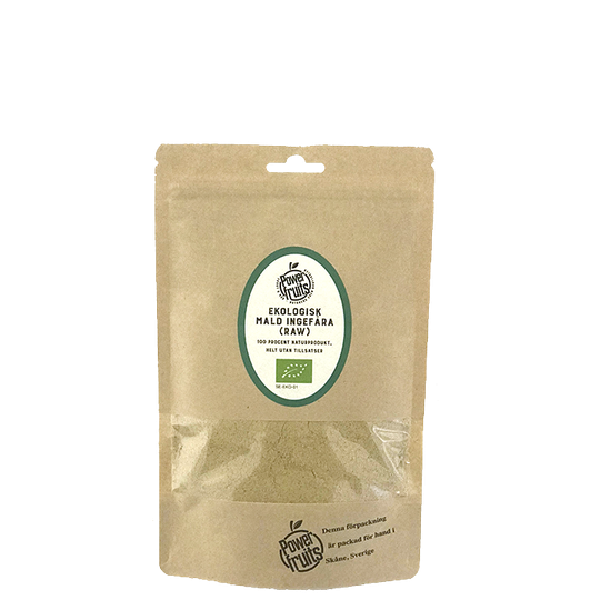 Økologisk Malt Ingefær, 200 g Powerfruits