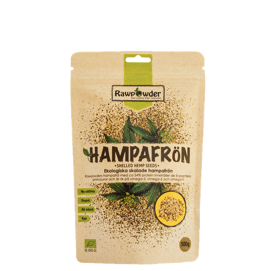 Hampefrø skrellet ØKO, 300 g