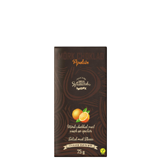 Mørk Sjokolade Appelsin, 75 g