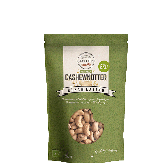 Økologiske Cashewnøtter, 250 g