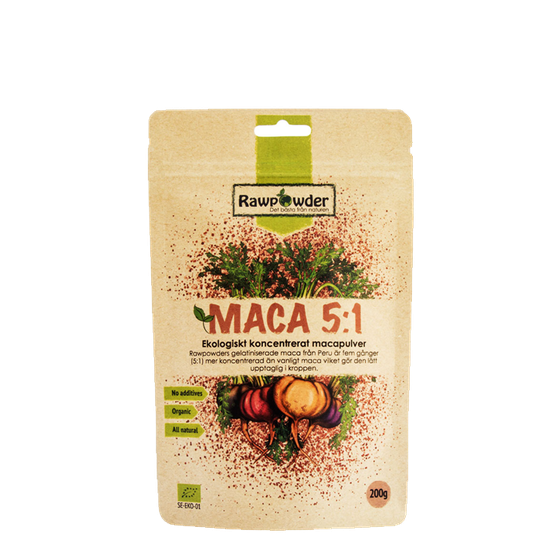 Maca, Økologisk konsentrert Macapulver, 200 g