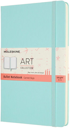 Moleskine Art Bullet Notebook 13x21cm Aquamarine