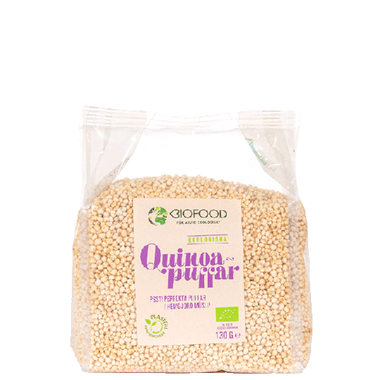 Økologisk Quinoapuffer, 130 gram