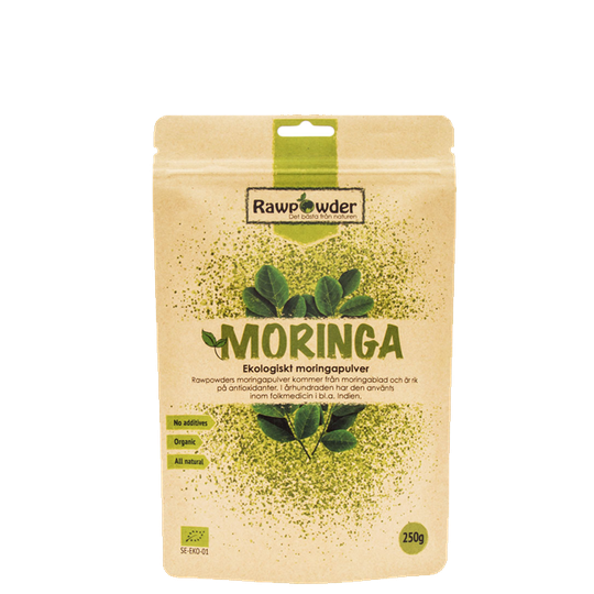 Moringa, Økologisk Moringapulver, 250 g