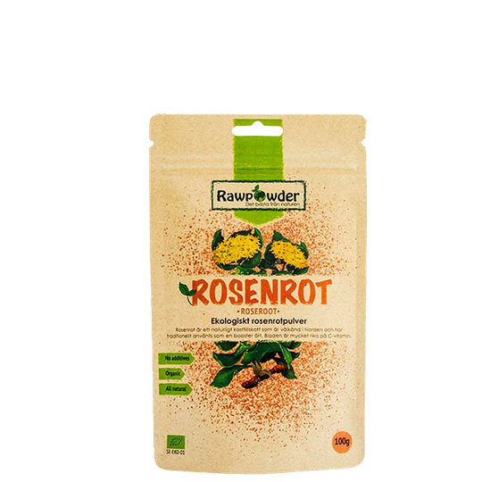 Rosenrot, Ekologisk Rosenrotpulver, 100 g