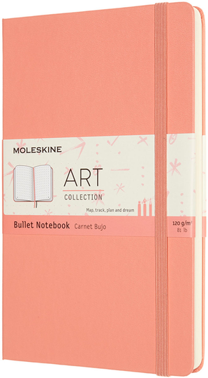 Moleskine Art Bullet Notebook Large Korallrosa