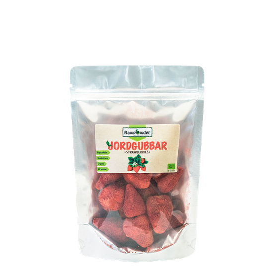 Frysetørkede Jordbær, 50 g