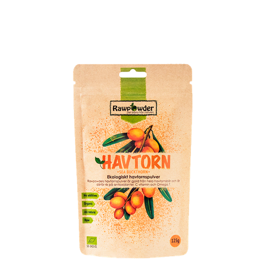 Havtornspulver ØKO, 125 g