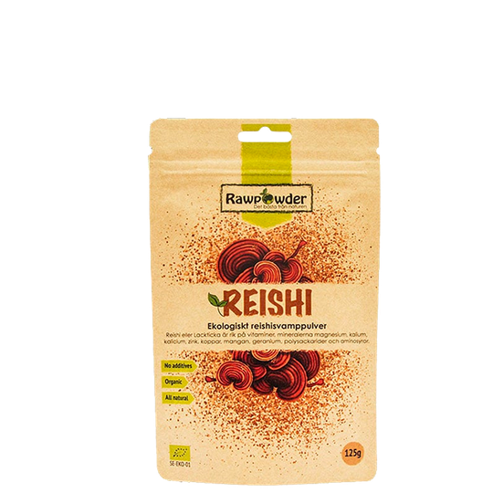 Reishi, Økologisk Reishisvampe pulver, 125 g