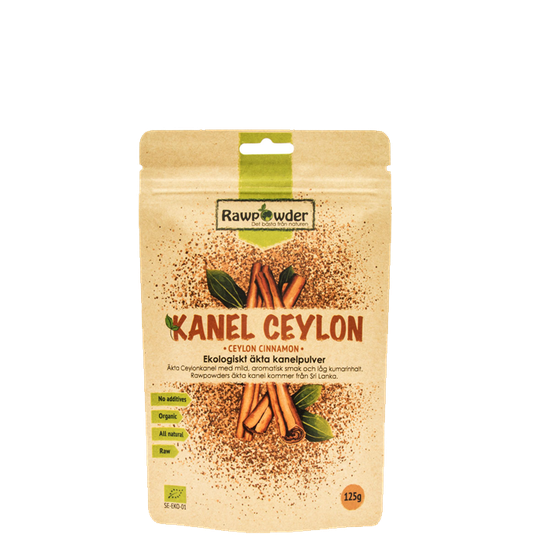 Kanel Ceylon, Ekta Kanelpulver ØKO, 125 g