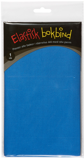 Bokbind Elastisk Blå