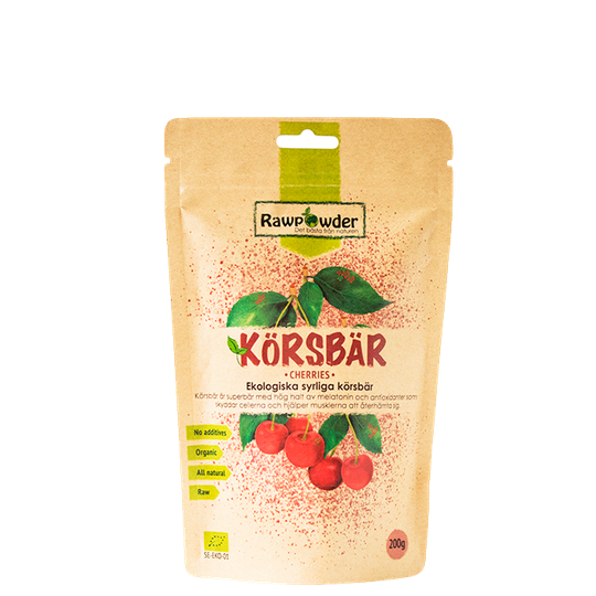 Økologisk Sure Kirsebær, 200 g